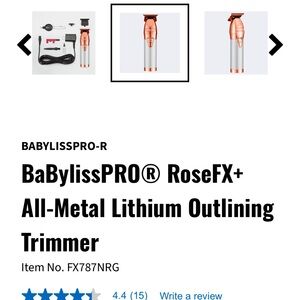 Babyliss pro rose fx+